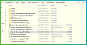 rename qb and nd files to solve quickbooks error code 6000 301