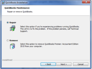 Repair QB desktop application